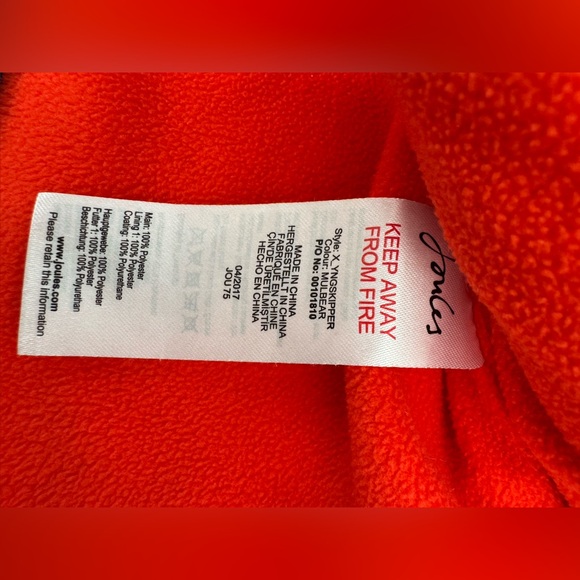 Joules Toddler Fleece-lined Rain Coat 1yr bear camo skipper - Picture 5 of 5